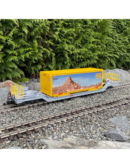 Vagón mercancías portacontenedores